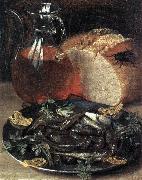 FLEGEL, Georg Still-life with Fish dfgw painting